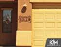 Address Sign 11 - Kokopelli Cactus Desert Metal Sign