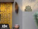 Address Sign 22 - Kokopelli Cactus Sun Desert Metal Sign