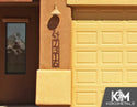 Address Sign 2 - Kokopelli Cactus Desert Metal Sign