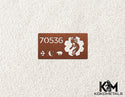 Address Sign 9 - Kokopelli Cactus Moon Desert Metal Sign